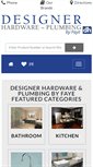 Mobile Screenshot of designerhardwarebyfaye.com